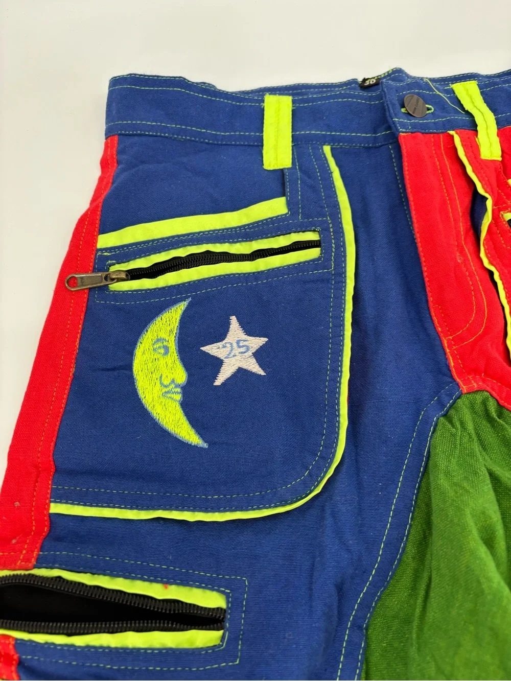 Bicycle Day 1943 Albert Hofmann Psychedelic Shorts Size‎ 30 Trippy Rave Festival